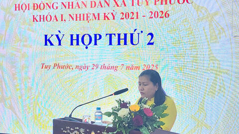 HĐND xã, NK 2025- 2030, Kỳ họp thứ 2