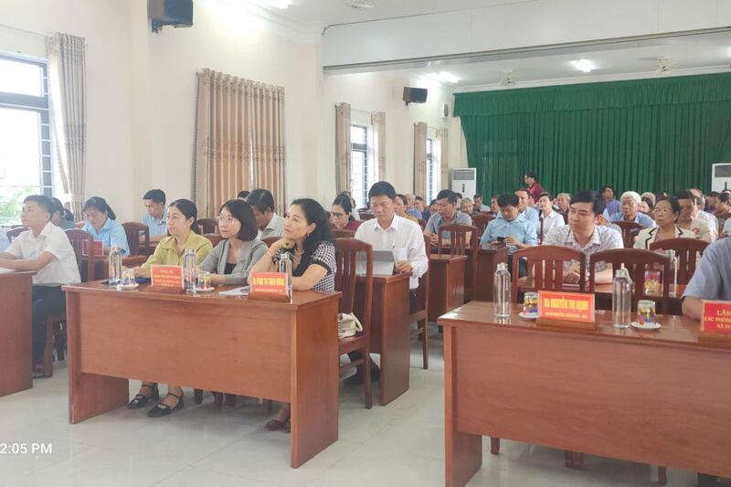 Đại biểu HĐND tỉnh Phạm Thị Thanh Hương tiếp xúc cử tri xã Tuy Phước